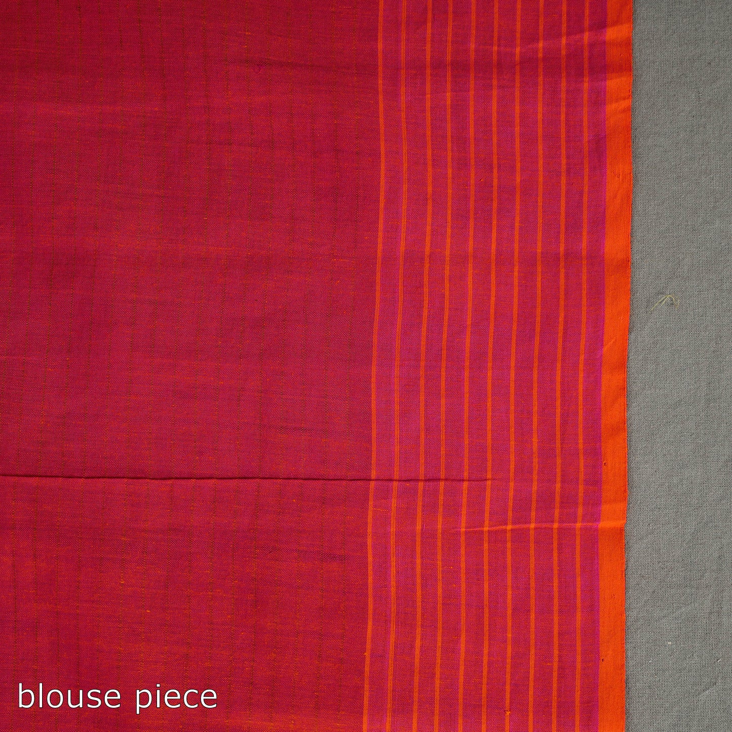 Purple - Stripes Cotton Handloom Saree 11