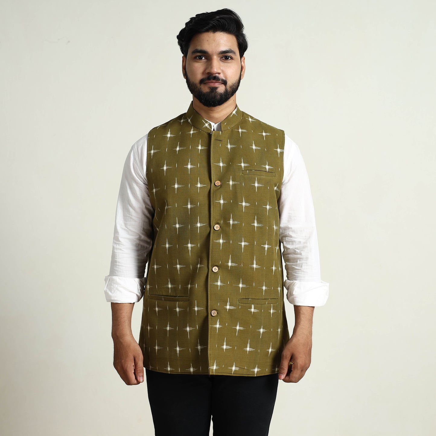 Ikat Men's Nehru Jacket