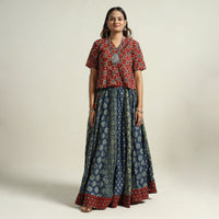 Ajrakh Patchwork Skirt 