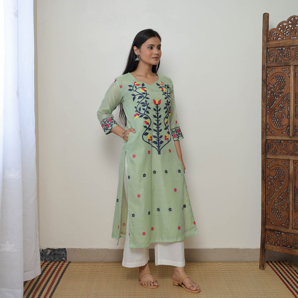 Jamdani Kurta with Dupatta Set