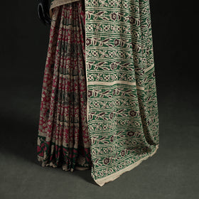 Kalamkari Printed Cotton Saree 06