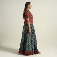 Ajrakh Patchwork Skirt 