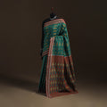 Pochampally Ikat Weave Mercerised Cotton Saree 03