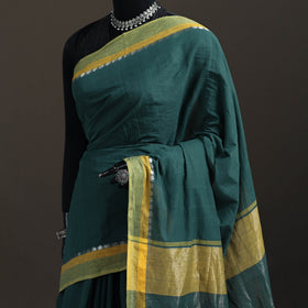Godavari Plain Pure Handloom Dobby Cotton Saree 10