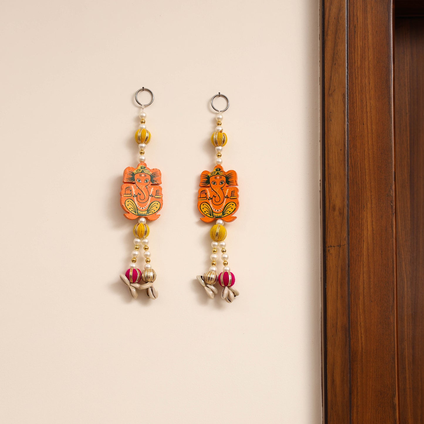 Handmade Bead Work Wall Hanging (set of 2) 12