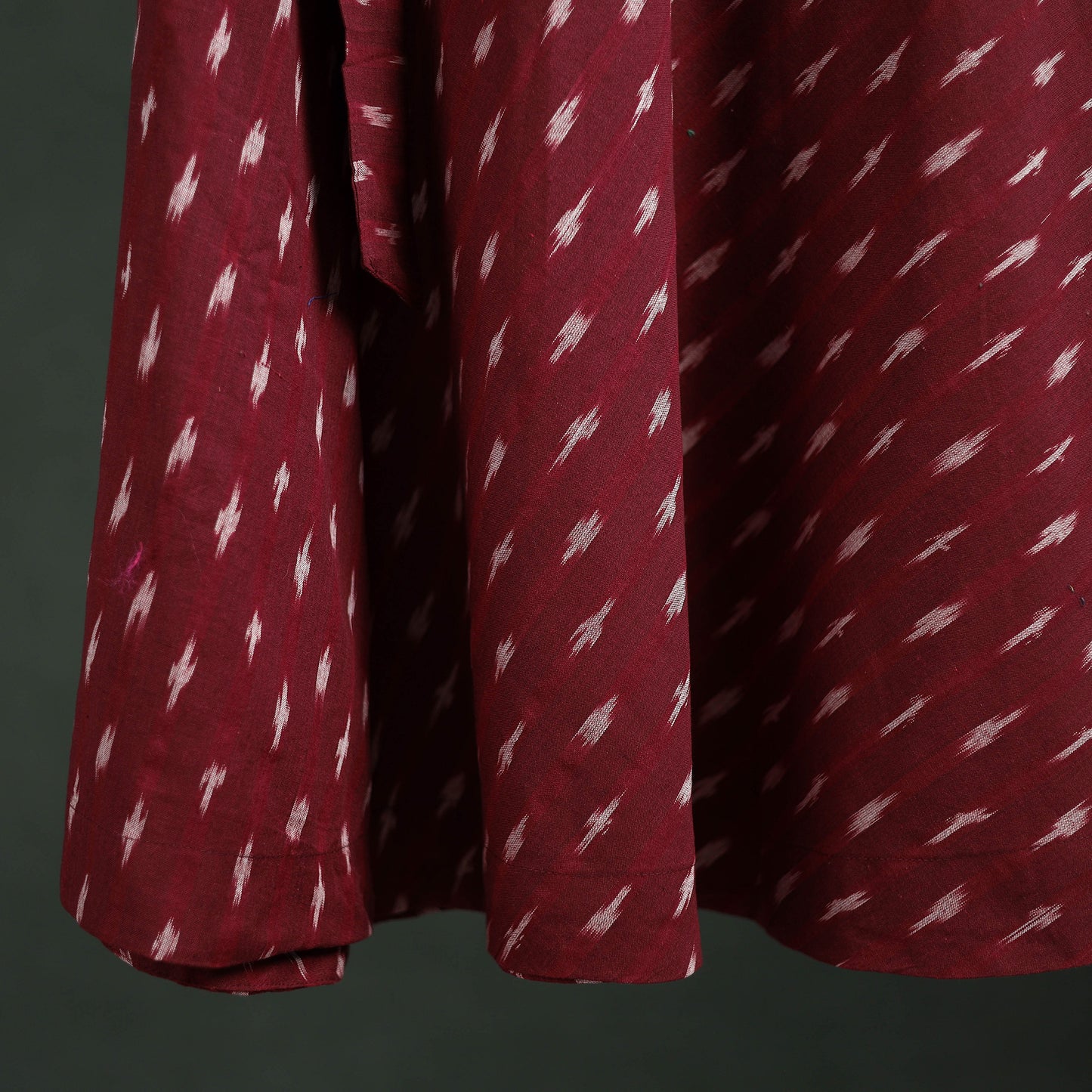 Pochampally Ikat Cotton Wrap Around Skirt 22