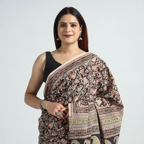 Designer Kalamkari Saree – Block Print & Pure Cotton