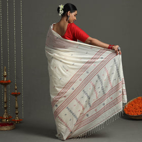  Handloom Cotton Phulia Jamdani Saree