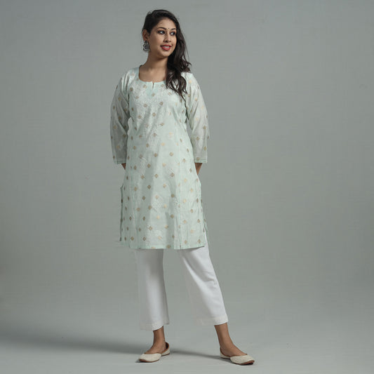 chikankari embroidered kurta 