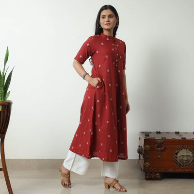 jacquard kurta