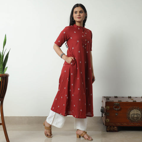 jacquard kurta