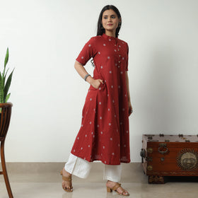 jacquard kurta