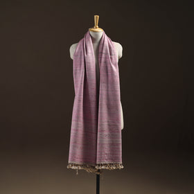 Kutch Bhujodi Handspun Handwoven Merino Wool x Katia Silk Chomuk Buta Shawl 09
