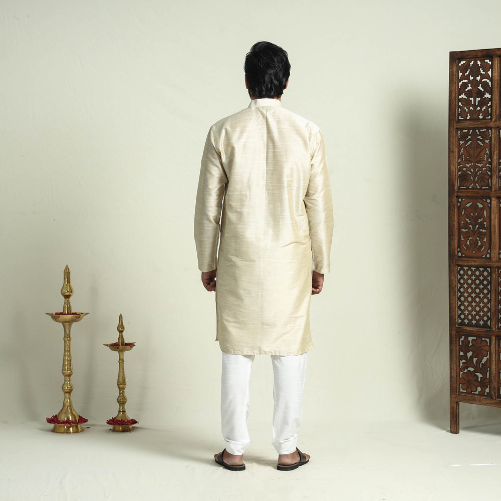 silk men kurta