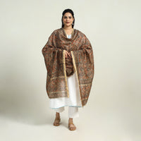 Pedana Block Print Chanderi Silk Kalamkari Dupatta 04