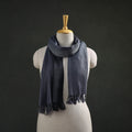 Grey - Double Shade Kumaun Handwoven Pure Merino Wool Stole 132