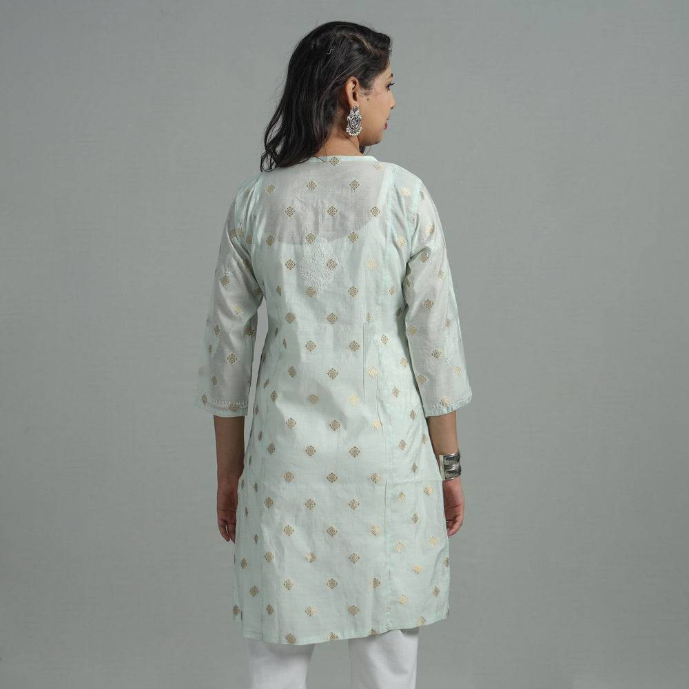 chikankari embroidered kurta 