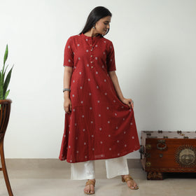 jacquard kurta