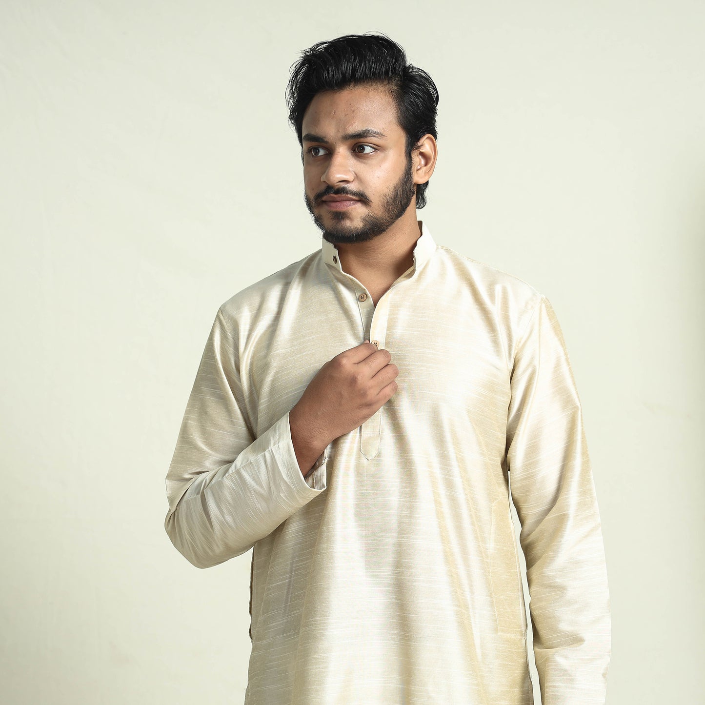 silk men kurta