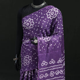 Kutch Bandhani Tie-Dye Cotton Saree 57