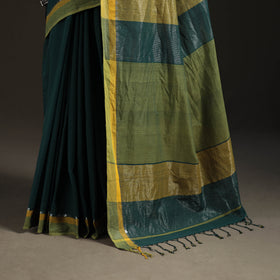 Godavari Plain Pure Handloom Dobby Cotton Saree 10