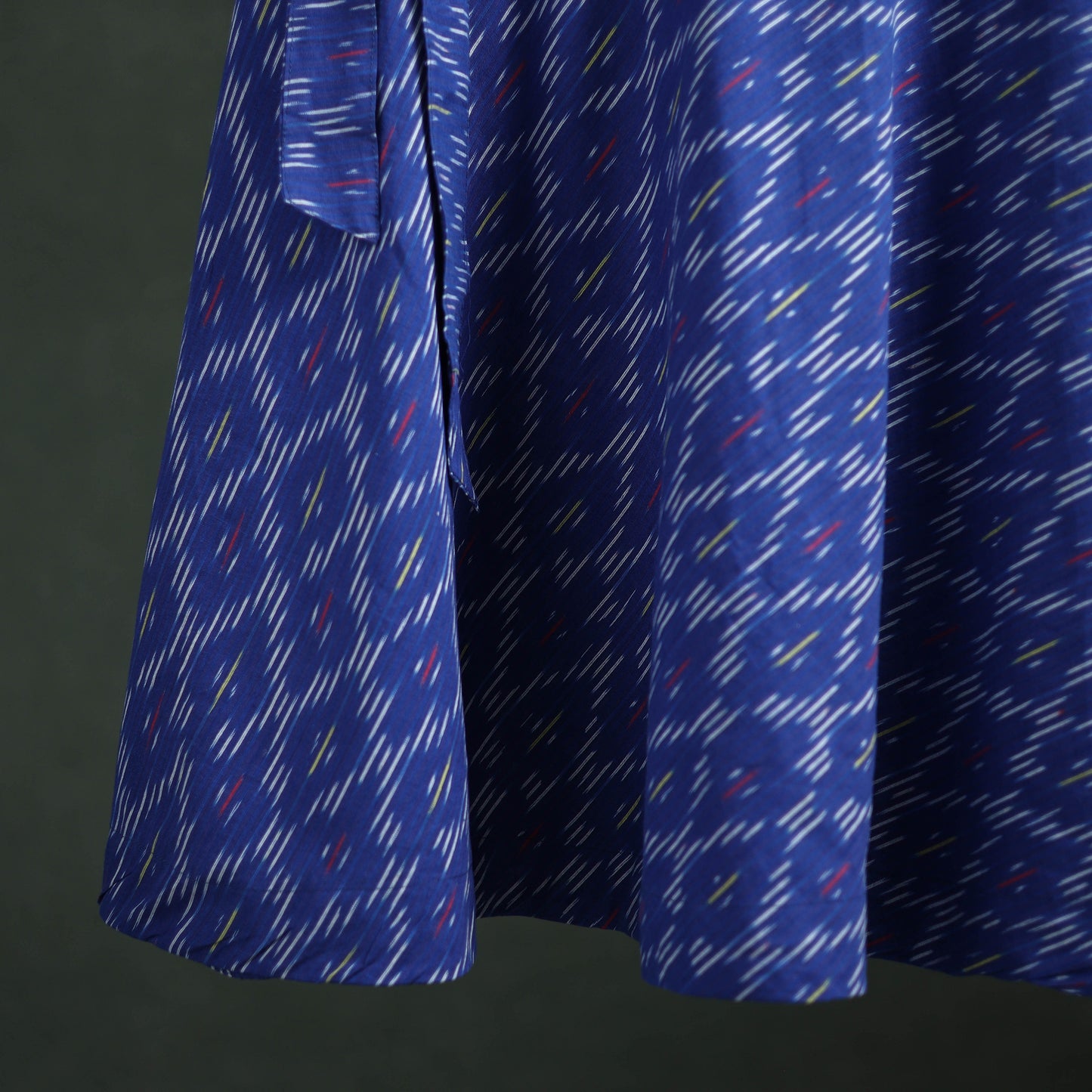 Pochampally Ikat Cotton Wrap Around Skirt 23