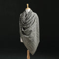 Ajrakh Hand Block Print Natural Dyed Handwoven Acrylic Wool Shawl 23