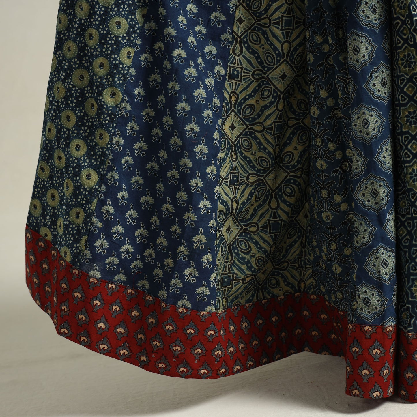 Ajrakh Patchwork Skirt 