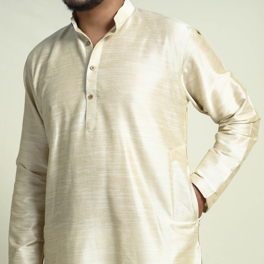 silk men kurta