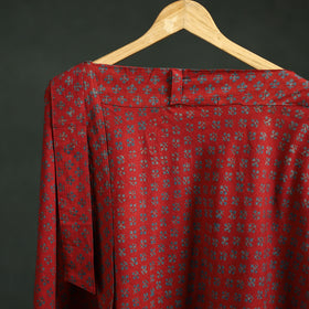 Ajrakh Hand Block Print Cotton Wrap Around Skirt 24