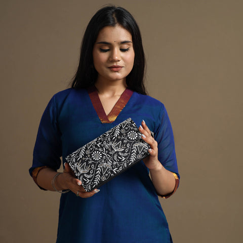 Chikankari Embroidery Clutch / Sling Bag