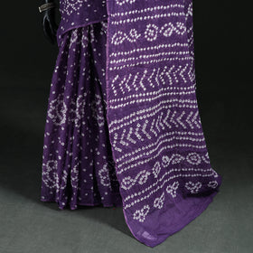 Kutch Bandhani Tie-Dye Cotton Saree 57