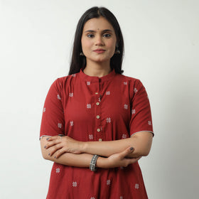 jacquard kurta