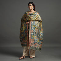 kalamkari silk dupatta