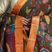 kalamkari handpainted dupatta