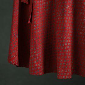 Ajrakh Hand Block Print Cotton Wrap Around Skirt 24