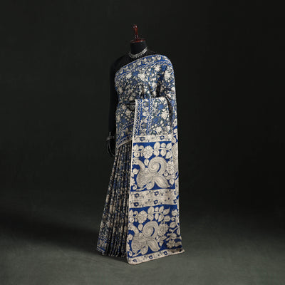 Kalamkari Printed Cotton Saree 08