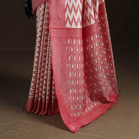 Pochampally Ikat Weave Mercerised Cotton Saree 04