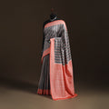 Pochampally Ikat Weave Mercerised Cotton Saree 05