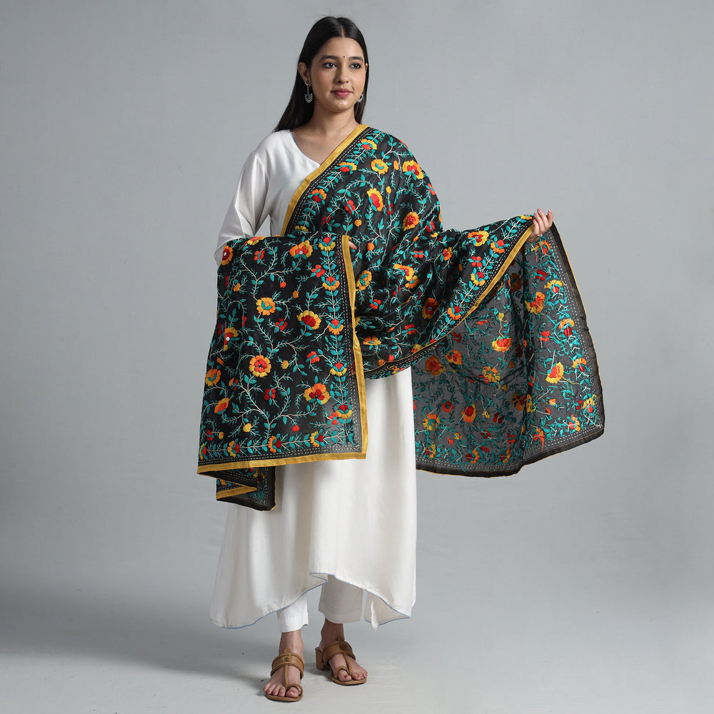 Phulkari Embroidered Dupatta