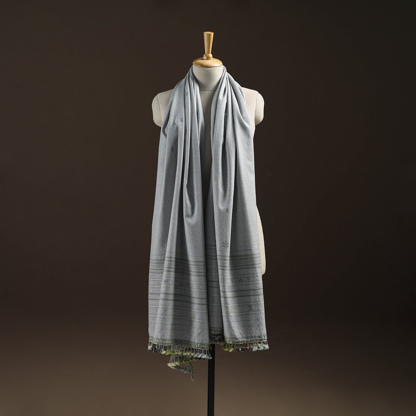 Kutch Bhujodi Handwoven Merino Wool Shawl 10