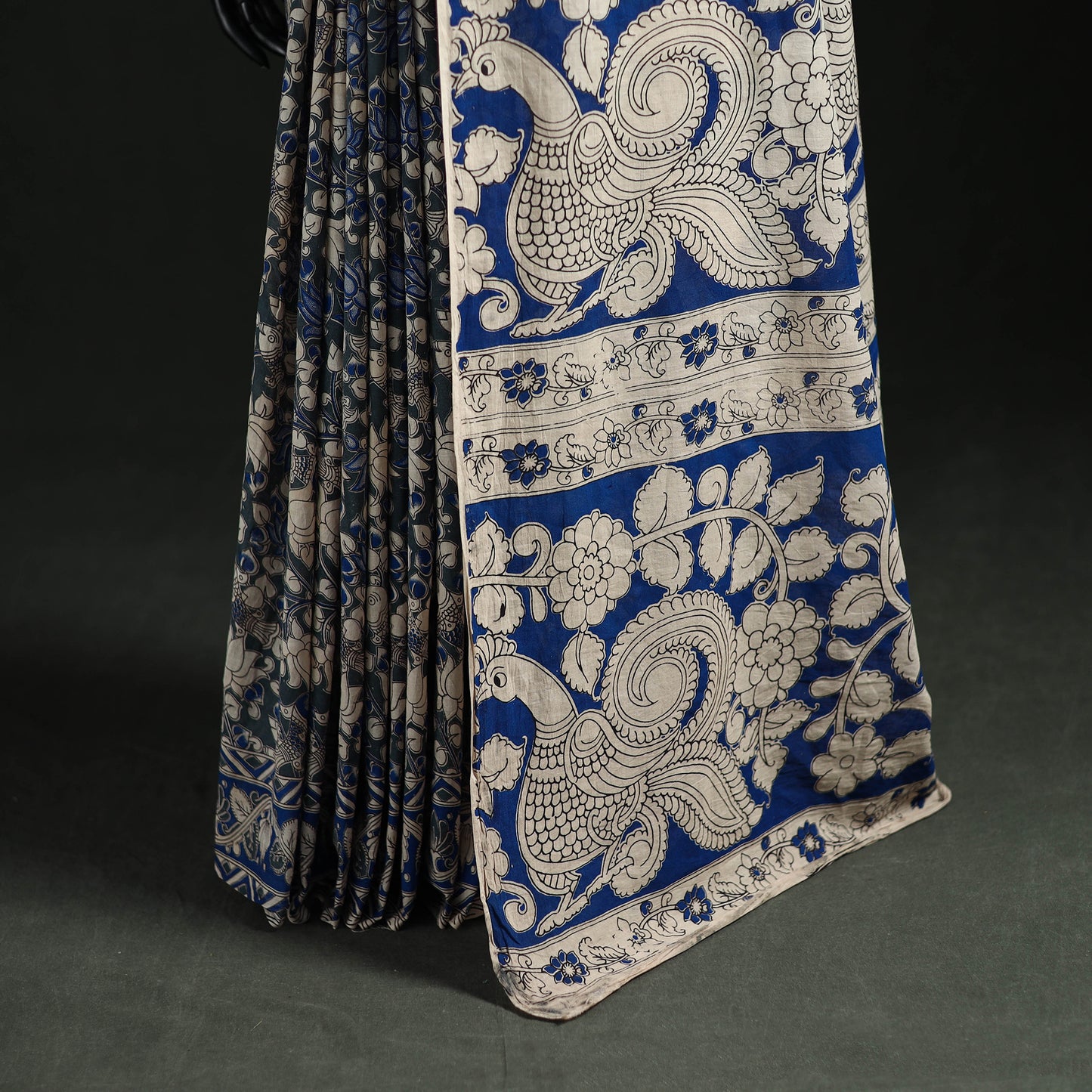 Kalamkari Printed Cotton Saree 08