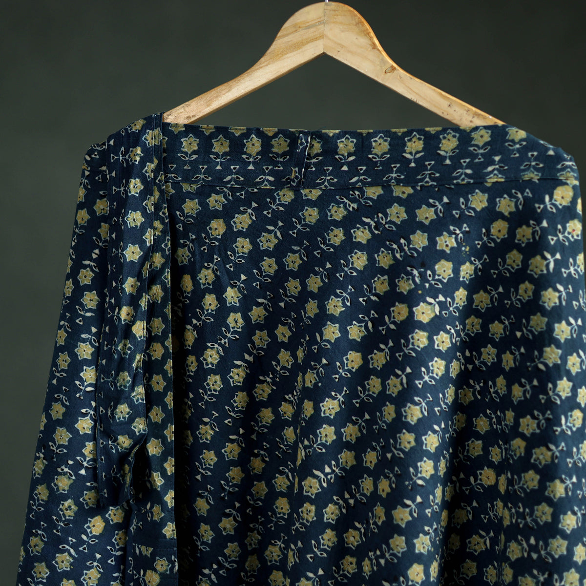 Ajrakh Hand Block Print Cotton Wrap Around Skirt 04