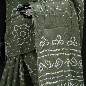 Kutch Bandhani Tie-Dye Cotton Saree 58