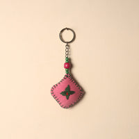 Handcrafted Phulkari Embroidered Keychain 10