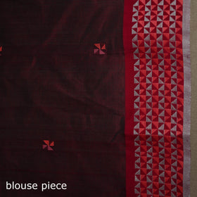 Star Flower Buti Jacquard Pure Handloom Cotton Saree 11