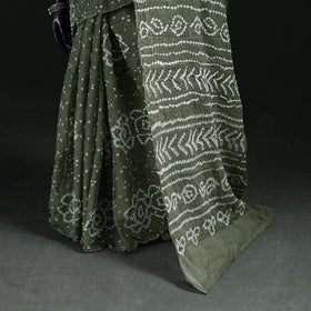 Kutch Bandhani Tie-Dye Cotton Saree 58