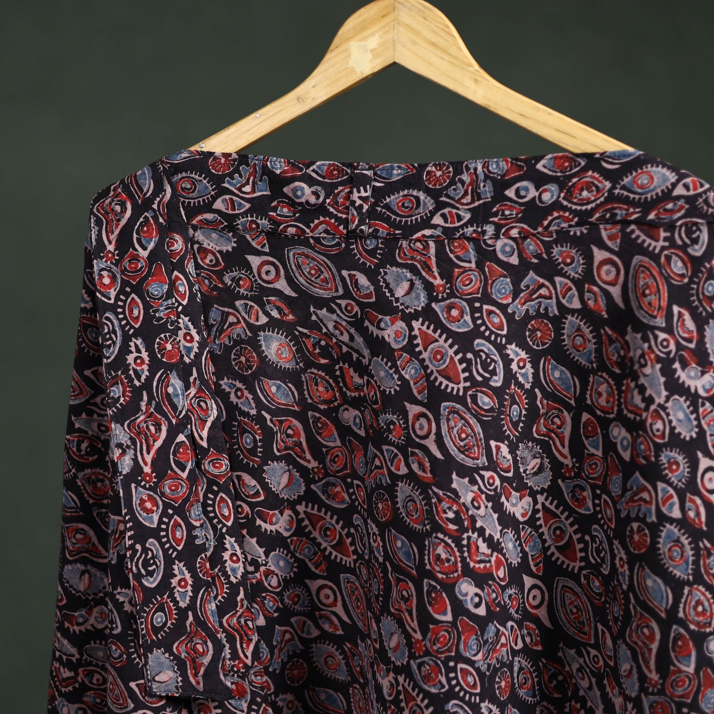 Ajrakh Hand Block Print Cotton Wrap Around Skirt 26
