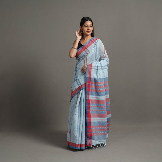 Blue - Ballakammi Cotton Handloom Saree 68