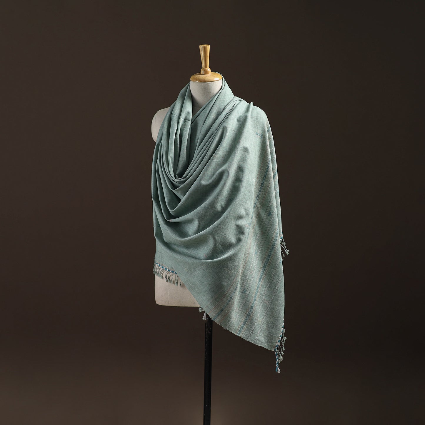 Kutch Bhujodi Handwoven Merino Wool Shawl 11